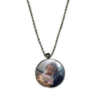 Colier + pendentif rond