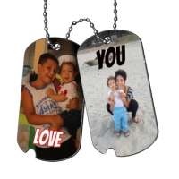 collier plaque militaire (id tag)