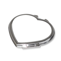 Miroir de poche coeur