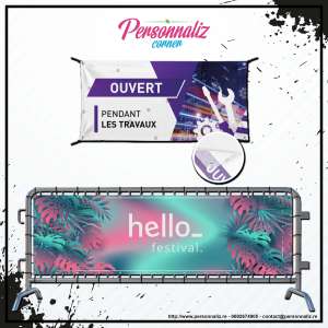 Banderole Publicitaire ( prix au m2 par e-mail)