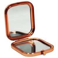 Miroir de poche carre arrondi
