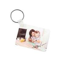 Porte cle rectangle double face