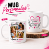 Mug  (H 9,5 cm, Ø8 cm)