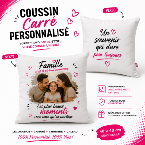 coussin personnalisé (...