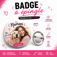 badge épeingle 50mm
